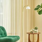 VONLUCE 71-inch torchiere floor lamp with gold finish, featuring adjustable reading lights and 3 color temperatures, perfect for living room or bedroom corner.
