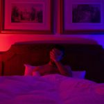 soft blue bedroom wall color promoting better sleep