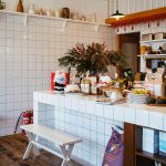 Small kitchen with open shelving and space-saving décor ideas