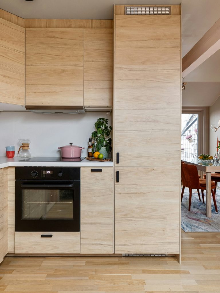 small kitchen decor ideas maximize style and space for modern homes with vertical shelving