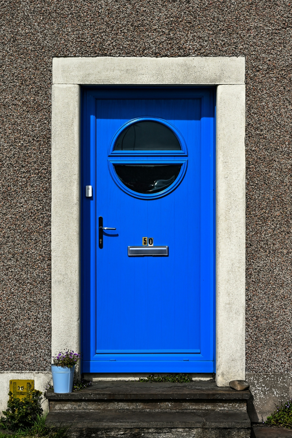 Budget-friendly door makeover with new hardware