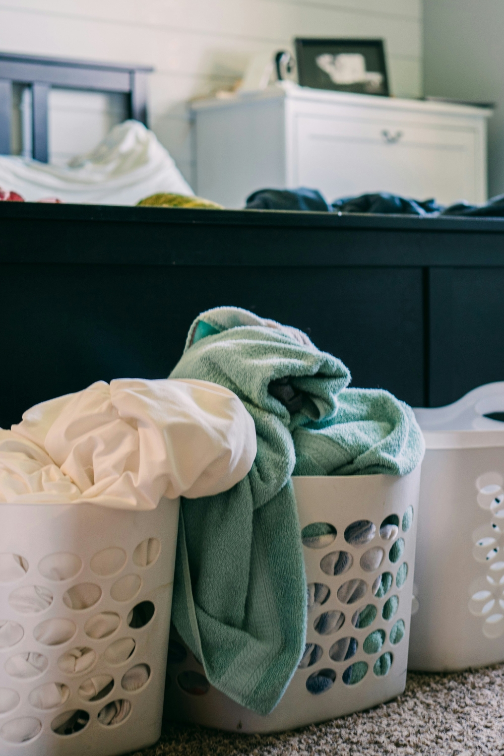 Decluttering seasonal decor before storing decorations