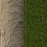 Textured accent wall using wood slats and paint to add depth to a modern living room