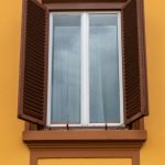 Modern living room with layered curtains designed for privacy