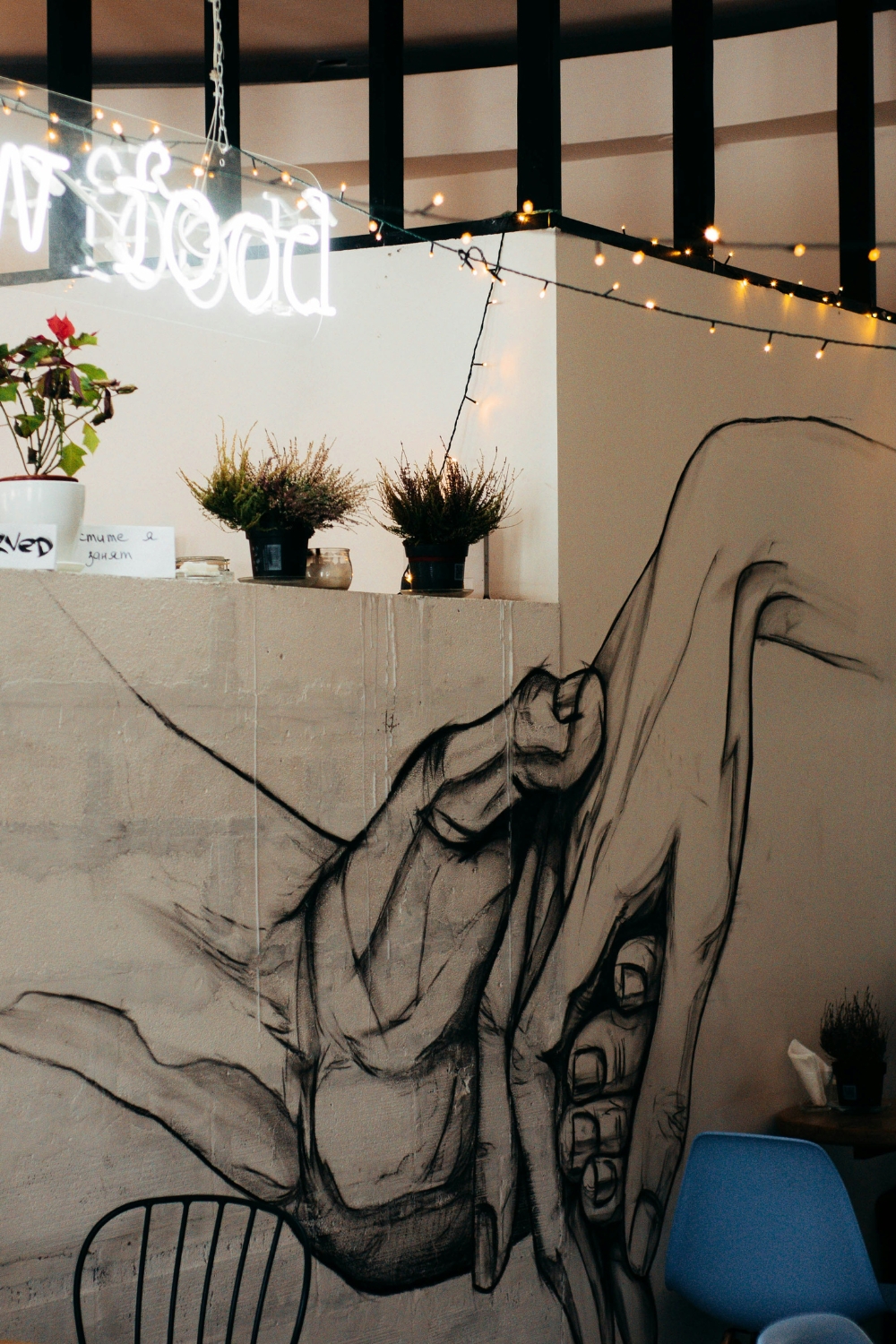 Entryway personalized with family photos and meaningful decor