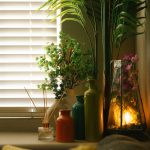 Living room with large windows and bright natural light