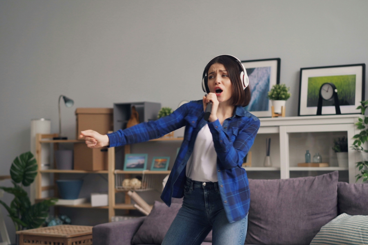 Floating furniture layout instead of pushing furniture against walls