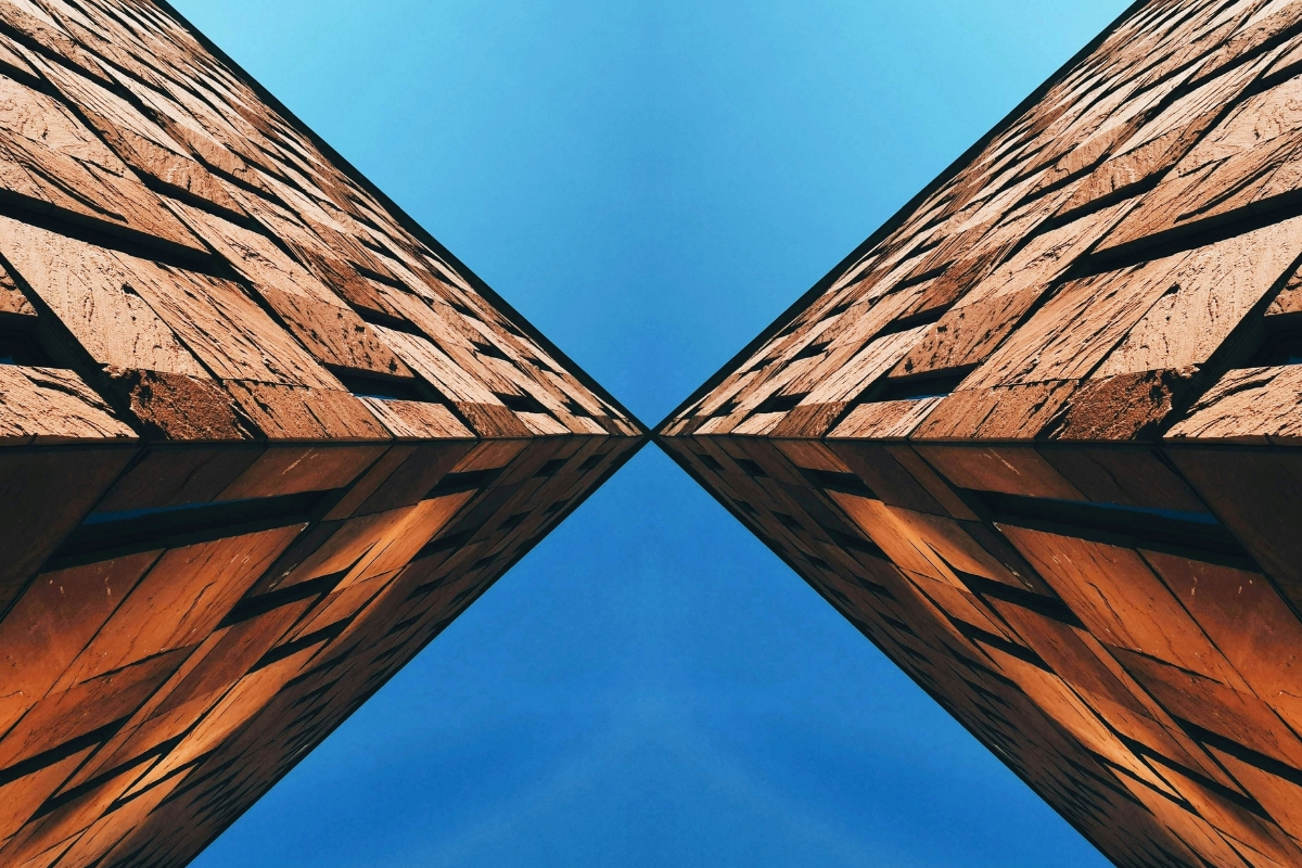 Asymmetrical furniture placement in a living room