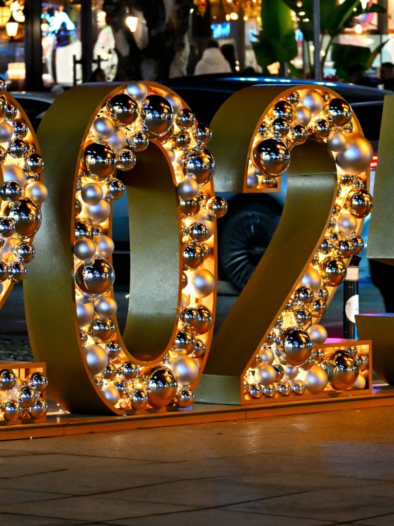 Stylish home décor setup for New Year 2026 celebration