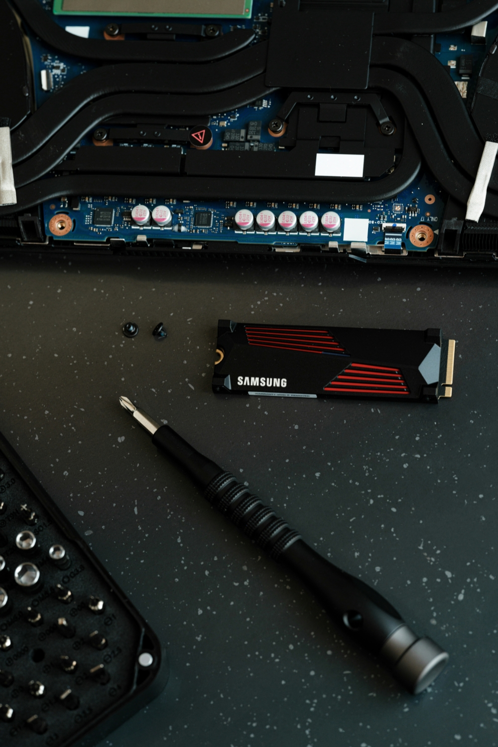 Spa bathroom with upgraded faucets, drawer pulls, and hardware details