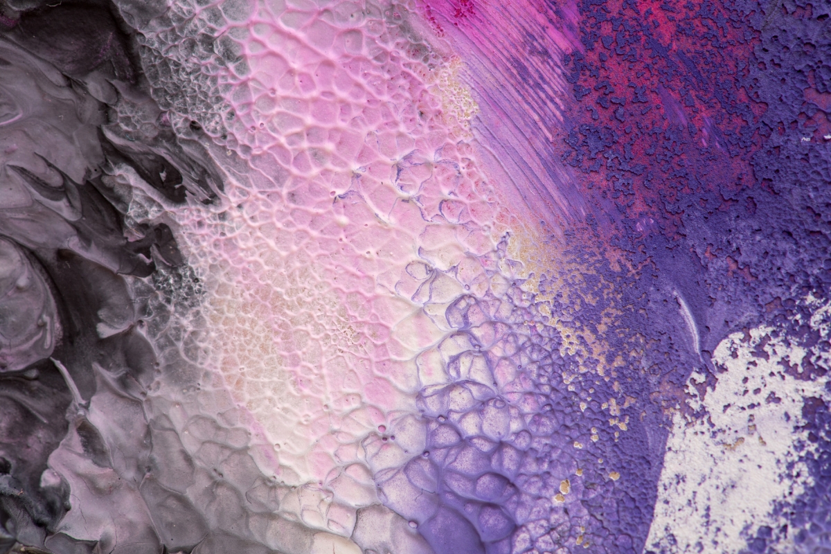 Layered wall with floating shelves as secondary layer displaying decor and books