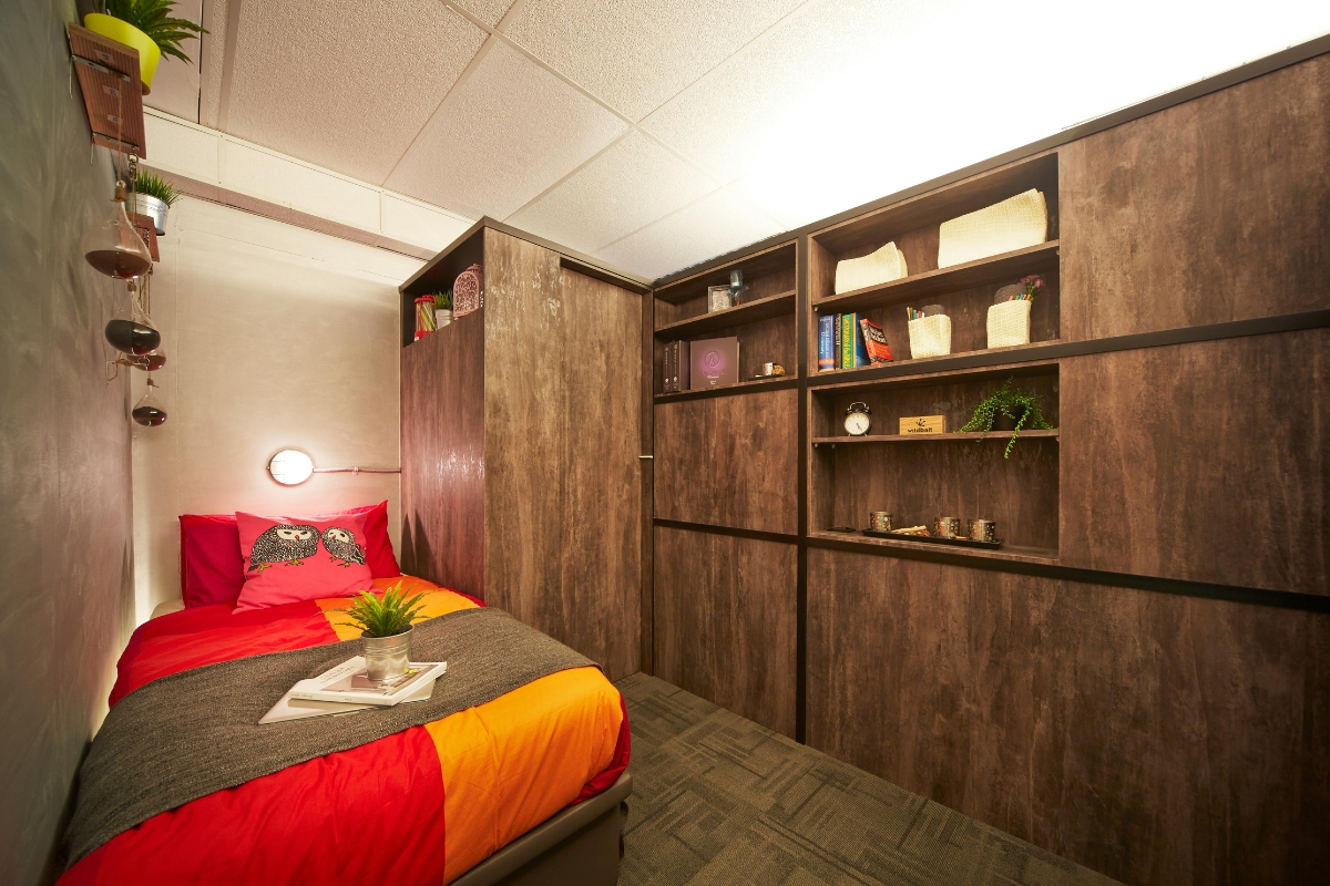 Clever bedroom storage with under-bed drawers and hidden compartments