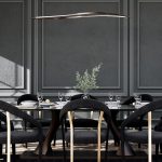 Elegant dining room trends 2026 with warm neutral tones and modern furniture
