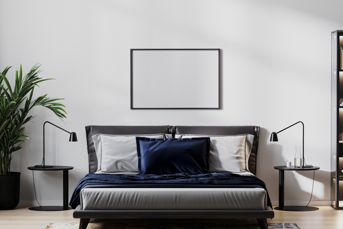 Layer Textures for a Cozy, Modern Bedroom Look