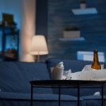 Lighting Trends 2026 layered smart and mood-enhancing home lighting ideas in a modern living room