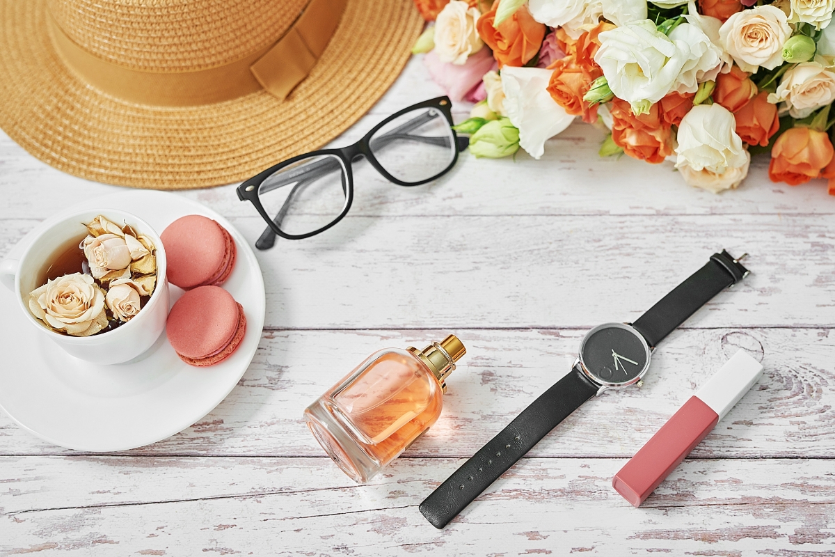 Living room with statement vases, books, and decorative accessories adding personality to the space