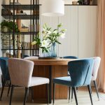 Small dining room transformed into a stylish and functional contemporary space