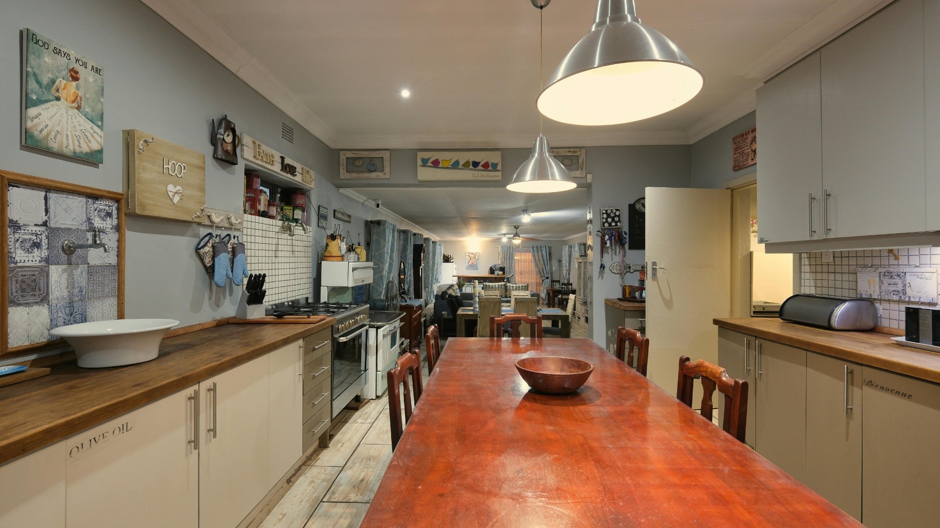 Comfort-first dining space with cushioned chairs and cozy lighting for long meals