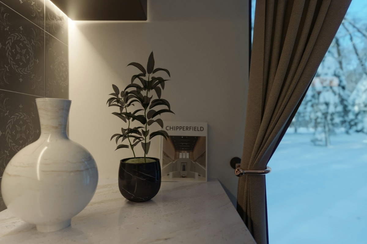 Living room with layered textures including knit throws, soft cushions, and a warm rug creating an elegant, cozy, and inviting winter atmosphere.