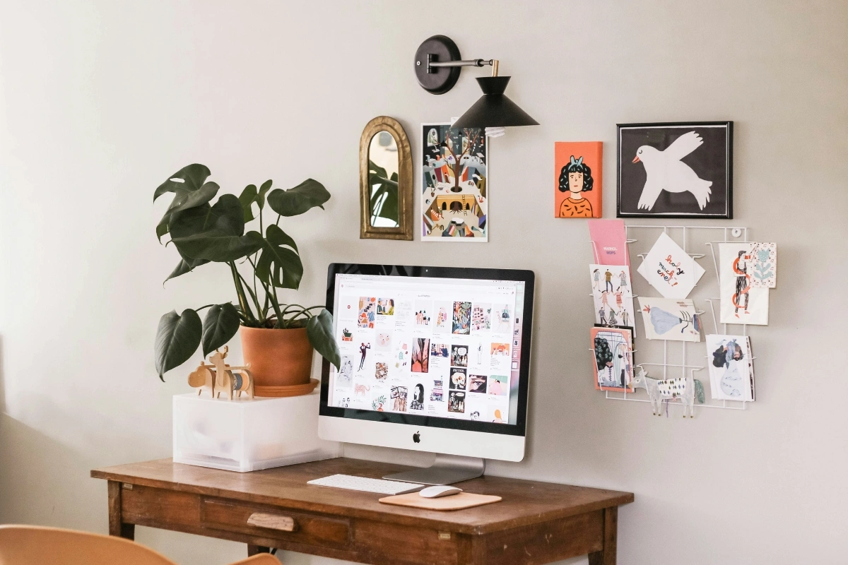 decorating small home office ideas for better organization