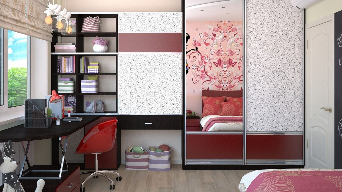 kids room decor creative ideas – modern colorful bedroom for children