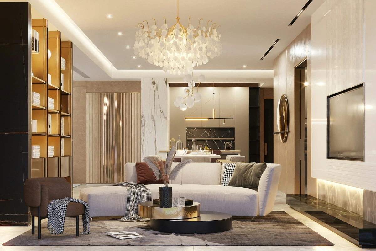 luxury home interior design ideas living room with elegant furniture and neutral tones