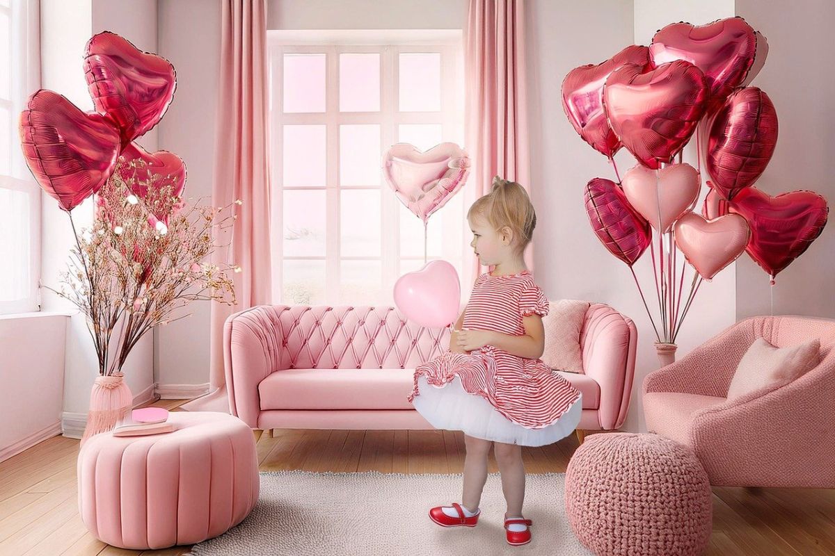 pink kids room décor – pastel pink bedroom with stylish furniture for kids