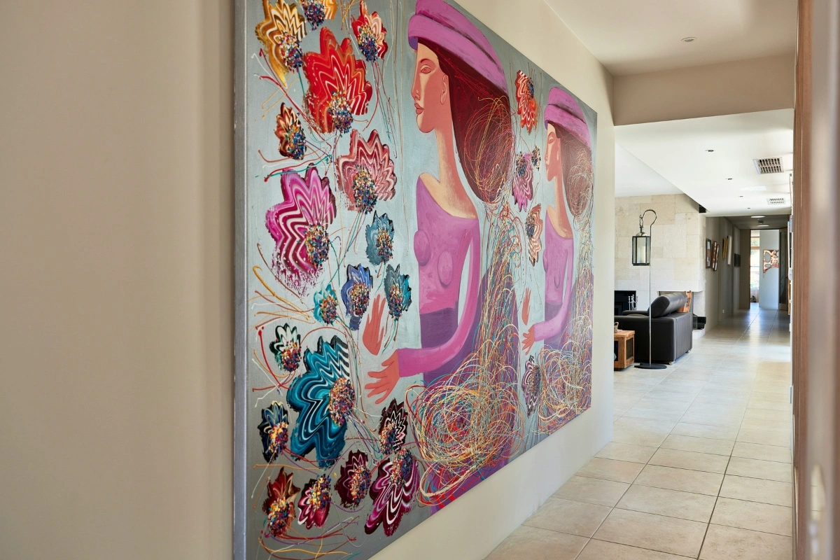 popular oversized wall art styles modern interior