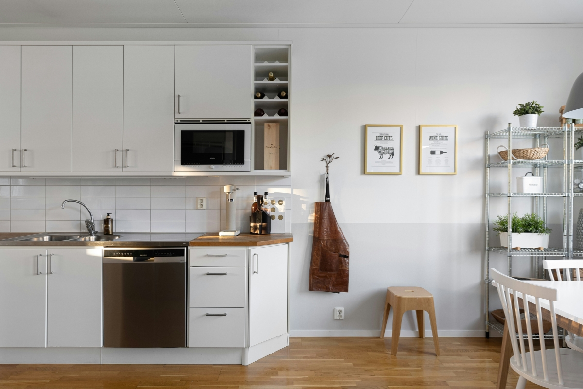 modern smart kitchen with automated appliances
