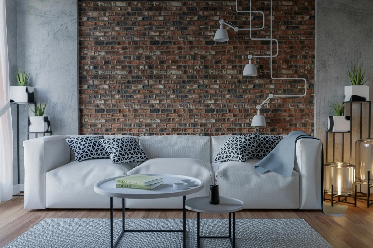 textured wall design for living room modern style