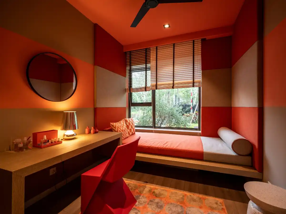 Modern boys bedroom featuring creative Bedroom Color Ideas with bold wall colors, cozy decor, and stylish furniture arrangement.