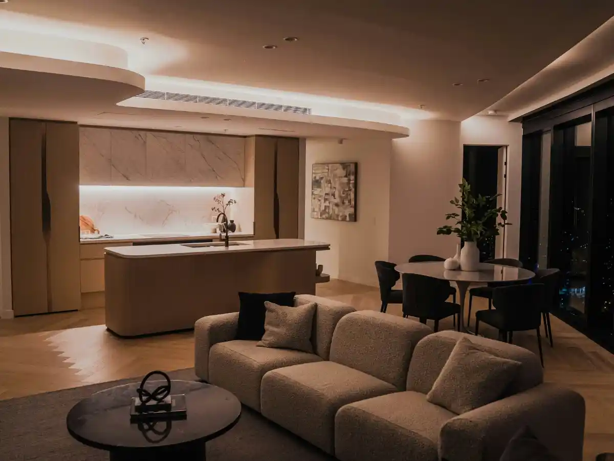 Decorating a small apartment with better lighting placement