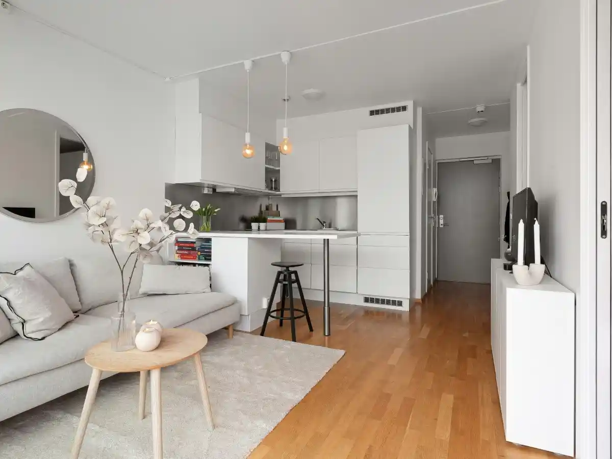 Decorating a very small apartment with multi-purpose furniture 