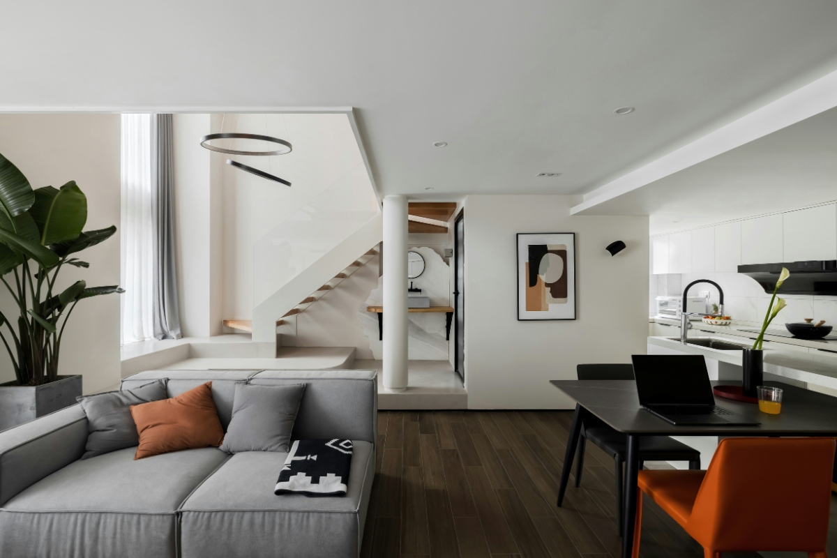 Open concept home with smooth spatial layout and flow 