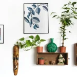 Beautiful home interior featuring DIY home decor ideas anyone can make on any budget, including handmade wall art, decorative shelves, plants, and budget-friendly accents.