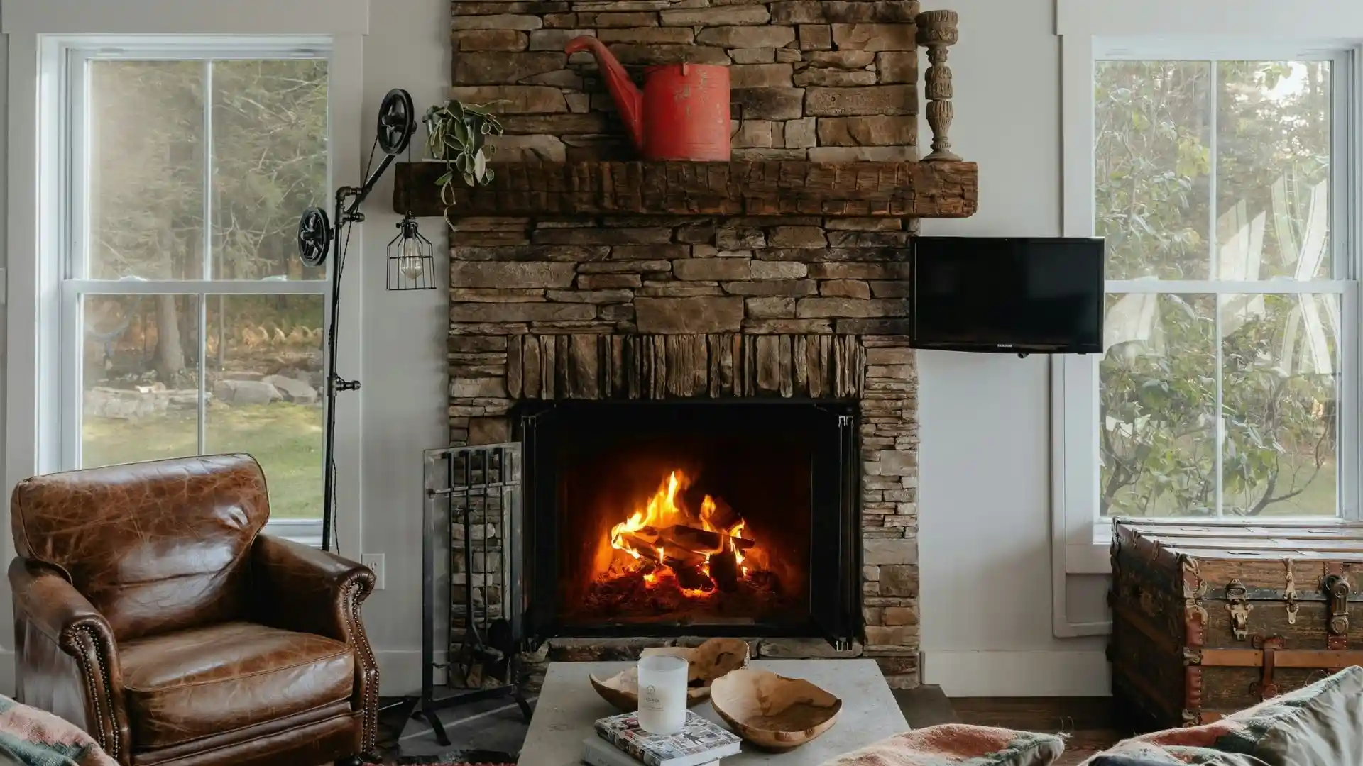 Fireplace decor ideas for every season with seasonal accents, greenery, cozy textures, natural materials, and stylish mantel decorations