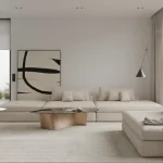 Minimalist home decor ideas for beginners with simple neutral furniture, cozy textures, and clutter-free styling