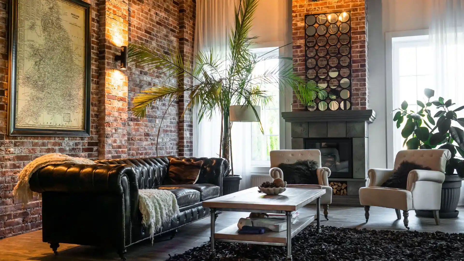 Stylish living room featuring creative wall decor ideas for living room spaces, including framed artwork, floating shelves, decorative mirrors, and modern accents.